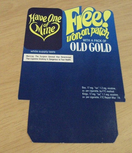 Vtg 1970 cigarette - vtg,