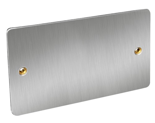 Chrome gang blanking plate - chrome,