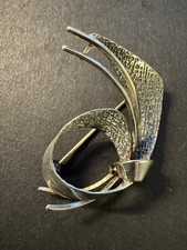 Vintage Theodor Klotz Teka 835 Silver Brooch Pin Germany