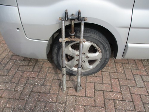 Suzuki ts50er front - ts50er, forks