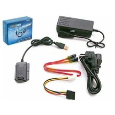 USB2.0 2.5"/3.5" IDE+ SATA Hard Disk Drive HDD to USB 2.0 Cable + UK Fused Power