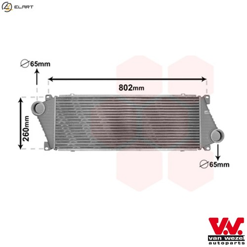 Charge air cooler 30004217 for - air,