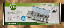 EBL FAST INTELLIGENT SMART Charger for 9V AA/AAA C D Rechargeable Batteries