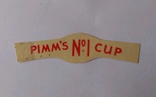 Pimms No. 1 Cup - Neck Label