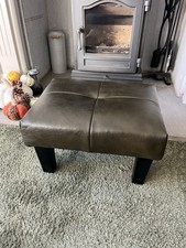 Footstool Small antique green