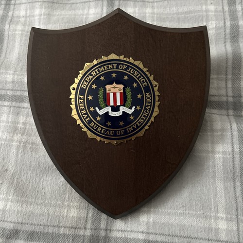 Fbi plaque achievement field - fbi,