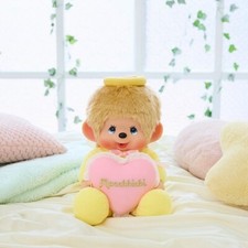 Monchhichi Love Happy Angel Soft Boy Doll L size 50th Anniversary New Japan