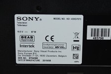 Sony KD 43XG7073 TV boards(mainboard T-con etc.) Pick up or carrier.