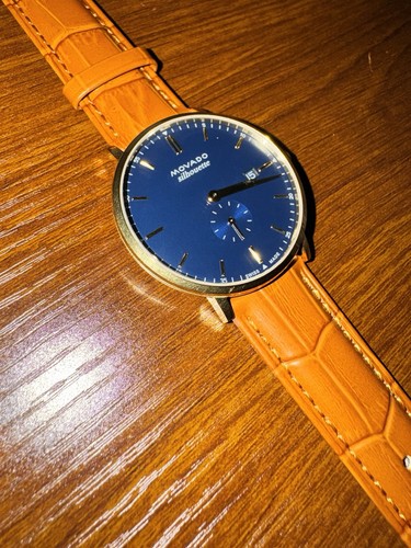 Movado silhouette navy dial - navy,
