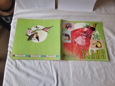Vintage Panini Birds Sticker Album Book incomplete 1979 70s Rare