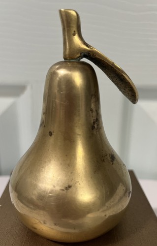 Vintage solid brass - vintage, tall