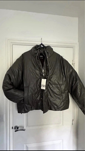 Zara men black faux - black,