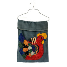 Vtg Clothes Pin Bag Country