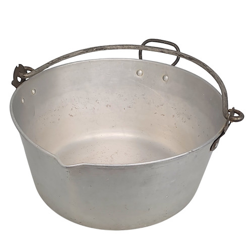 Vintage aluminium jam pan - aluminium,