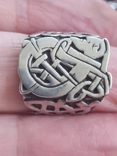 silver celtic ring small size