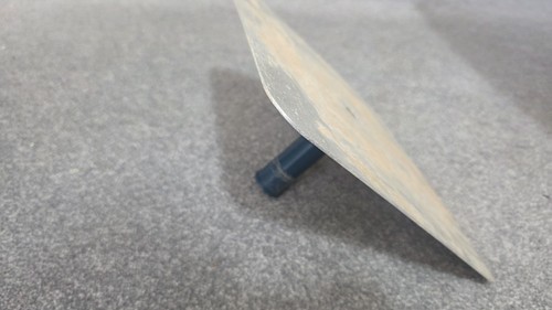 Aluminum plastering hawk tool - aluminum,
