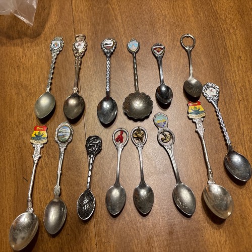 Lot souvenir spoons in - lot, of
