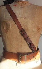 A Brown Sam Browne Belt size Medium