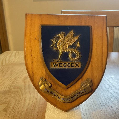 Vintage wall shield plaque - vintage,