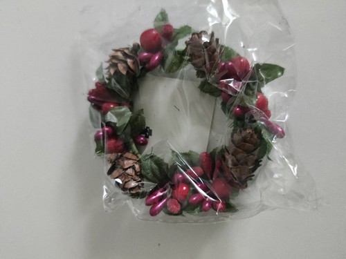 Christmas candle rings with - christmas,