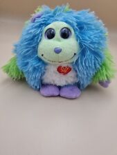 Ty Monstaz Collection BENNY Plush LUV ME No Sounds Blue Green Purple Monster 