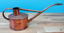 Vintage Copper Haws Watering Can with Brass Rose
