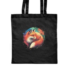 'Red Fox' Classic Black Tote