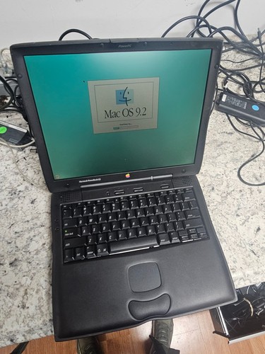 Vintage retro apple - apple, powerbook
