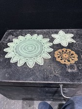 Handmade Crochet Coasters Doillies Set of 3 Ref Cc