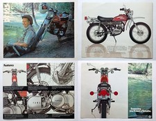 Vintage 1974 Yamaha DT125 DT-125 DT 125 Motorcycle Sales Brochure 8.5"x11"