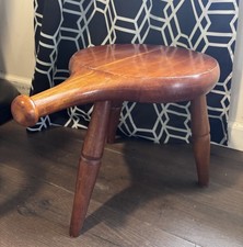 VINTAGE MID CENTURY AMANA 1965 3 Legged Stool Handle #6069