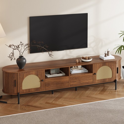 Oval unit cabinet sliding - tv,