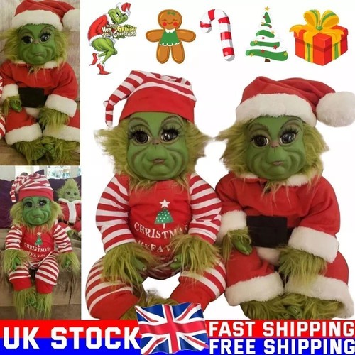 Christmas grinch baby stuffed - christmas,