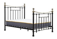 Traditional metal bed