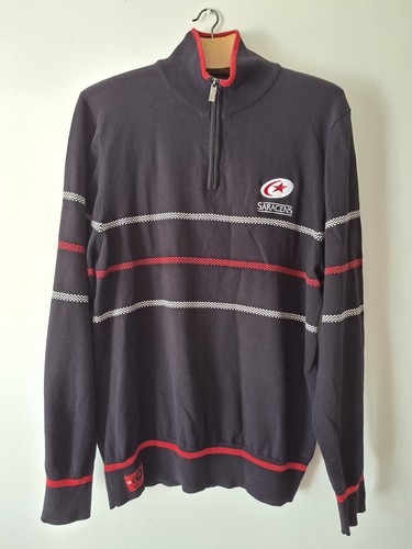 Saracens rugby zip - saracens, black