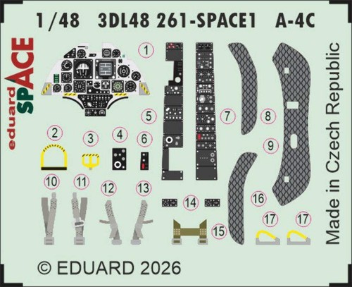 Eduard 3dl48261 douglas - eduard, 1:48