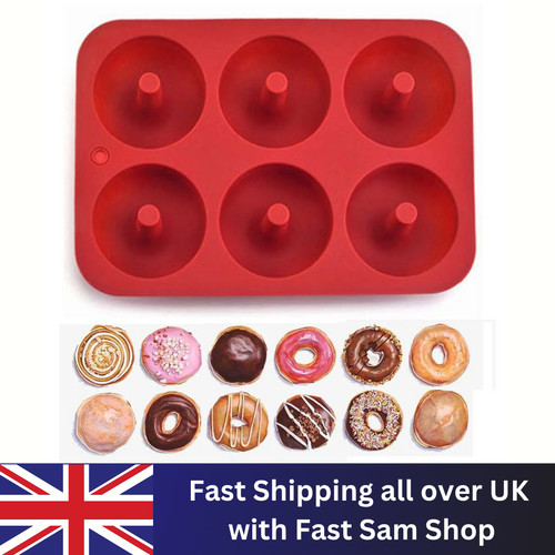 Holes silicone donut mold - 6,