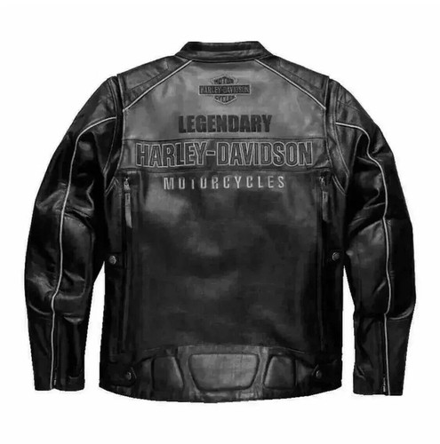 Harley men black cowhide - harley,
