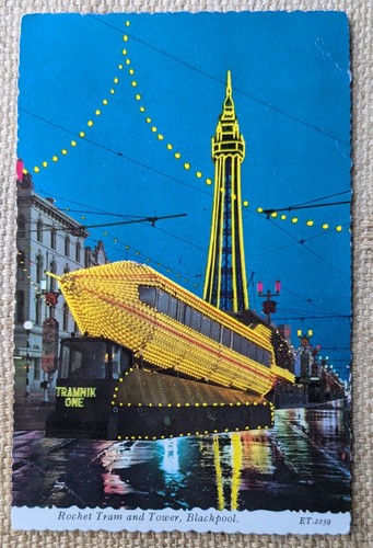 Blackpool rocket tram tower - rocket, &