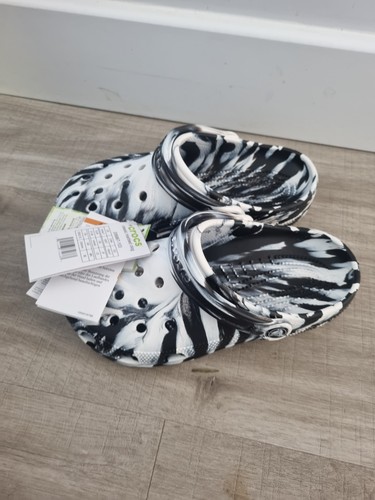 Ladies crocs classic marbled - ladies,
