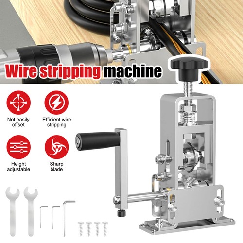 Hand crank wire stripper - hand,