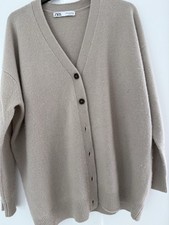 Zara Pink Cashmere Cardigan Small