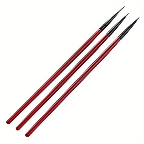 Pcs liner brush fine nail - 3,