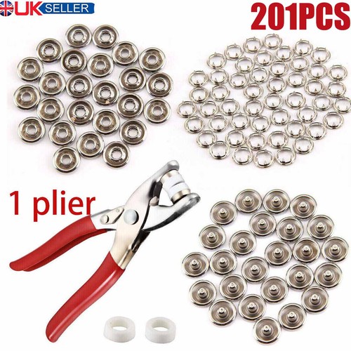 201pcs 5mm prym - 9.5mm, snap