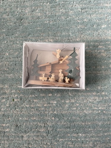 Handmade small nativity baby - small,
