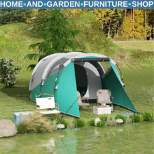 Camping Tent 4-Person Sewn In