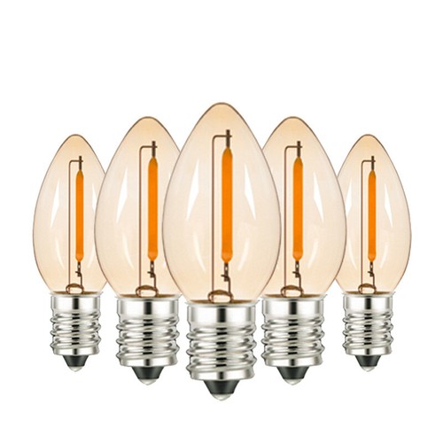 Led filament candle light bulb - led,