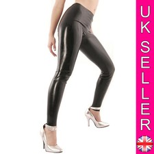 Rubber High Waist Leggings SML Moulded 100% Natural Latex Glamour Goth Fetish UK