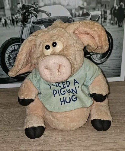 2002 piggin pig plush - 2002,