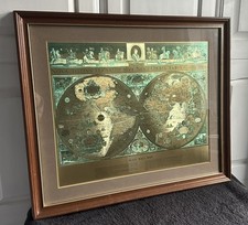 Vintage Gold Foil Blaeu Wall
